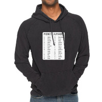 Air Traffic Controller Phonetic Vintage Hoodie | Artistshot