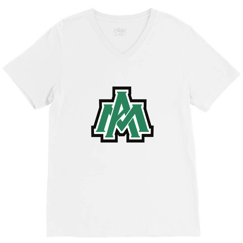 The Arkansas–monticello Boll Weevils And Cotton Blossoms V-Neck Tee by wildmaten | Artistshot