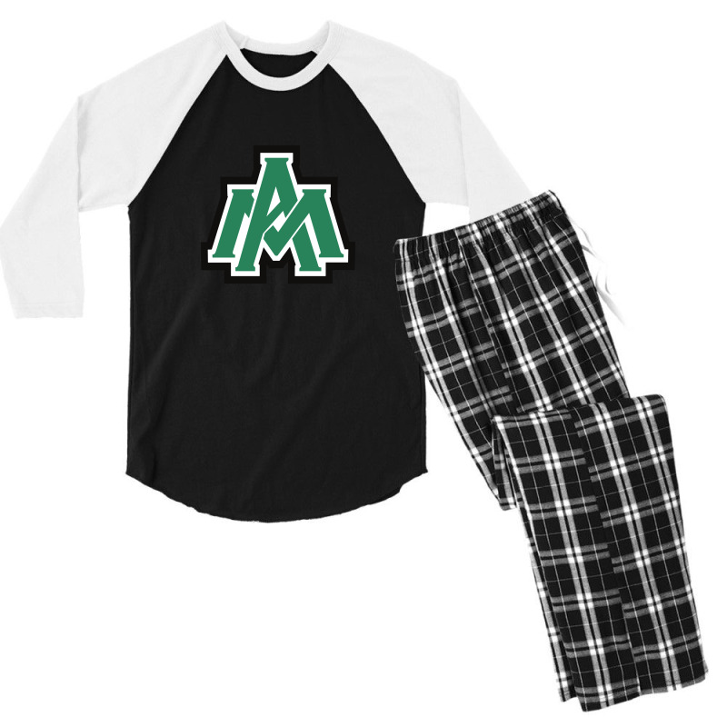 The Arkansas–monticello Boll Weevils And Cotton Blossoms Men's 3/4 Sleeve Pajama Set by wildmaten | Artistshot