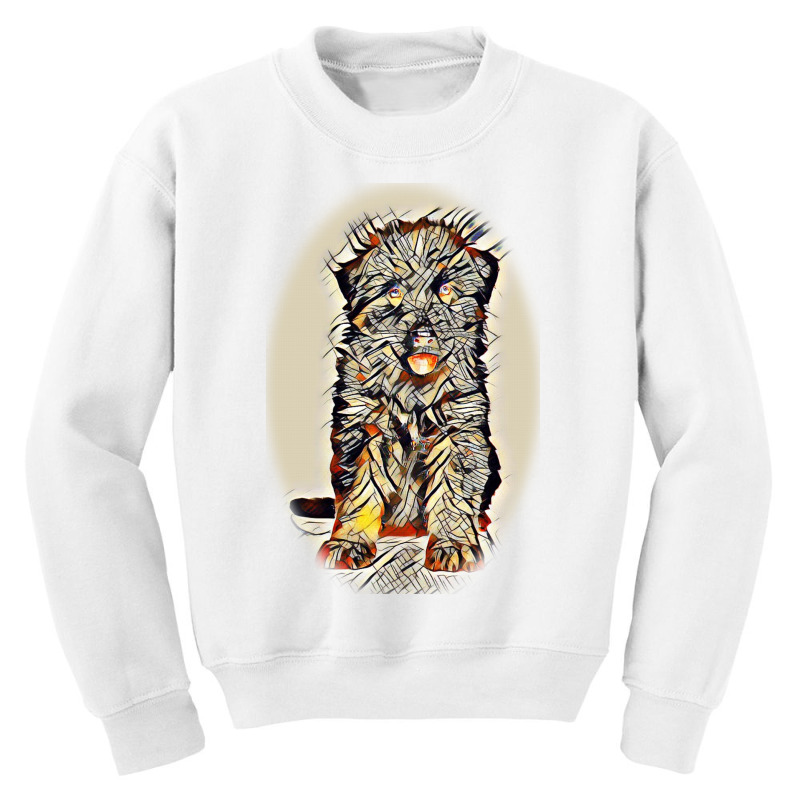 Sad Puppy With Puppy Dog Eyes Youth Sweatshirt | Artistshot