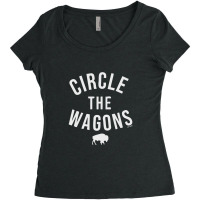 Circle The Wagons Women's Triblend Scoop T-shirt | Artistshot