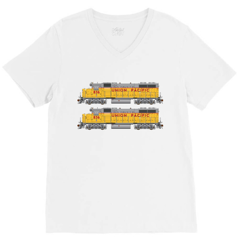 Union Transport V-Neck Tee by ronde | Artistshot