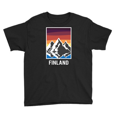 Finland Abstract Youth Tee Designed By Triart