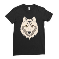 White Wolf Ladies Fitted T-shirt | Artistshot