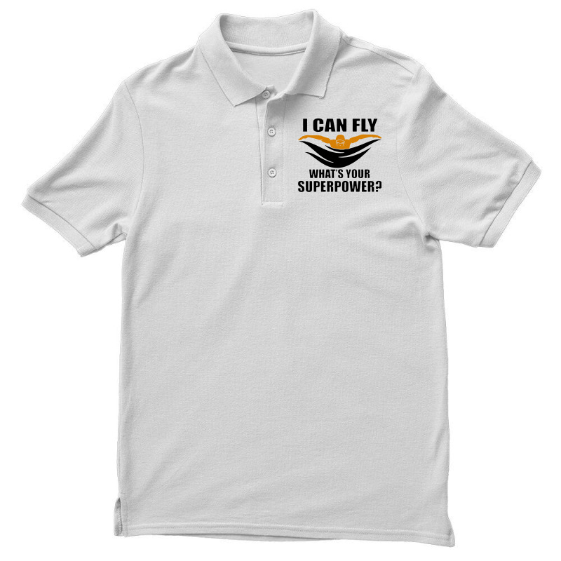 I Can Fly Whats Your Superpower Swimming Men's Polo Shirt | Artistshot