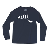 Scuba Diver Evolution Long Sleeve Shirts | Artistshot