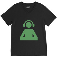 Dj Yoga Music Culture Nature Relaxing V-neck Tee | Artistshot