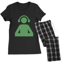 Dj Yoga Music Culture Nature Relaxing Women's Pajamas Set | Artistshot