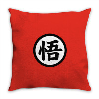 Goku Symbol Throw Pillow | Artistshot