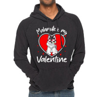 Alaskan Malamute Is My Valentine T  Shirt Alaskan Malamute Is My Valen Vintage Hoodie | Artistshot