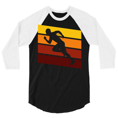 Jogging Marathon 3/4 Sleeve Shirt Designed By Triart