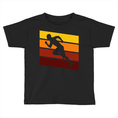 Jogging Marathon Toddler T-shirt Designed By Triart