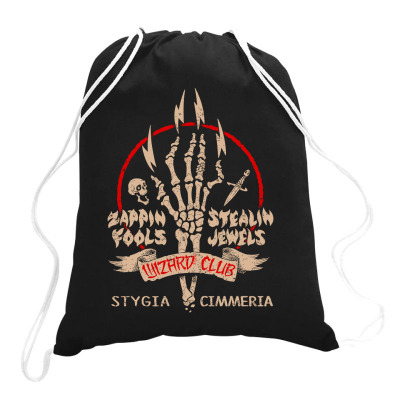 Wizard Club Drawstring Bags Designed By Moon99
