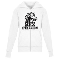 Sex Stallion Funny Youth Zipper Hoodie | Artistshot