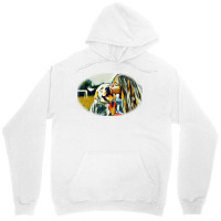 Frame With A Beautiful Girl Wpark On Green Gr Unisex Hoodie | Artistshot