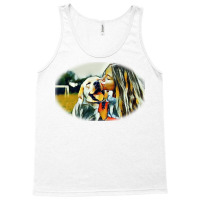Frame With A Beautiful Girl Wpark On Green Gr Tank Top | Artistshot
