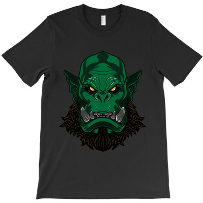 Orc Head T-shirt Designed By Ak Graphic Designs