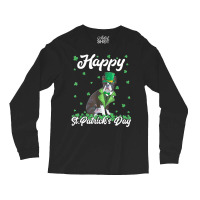 Boston Terrier T  Shirt Happy St. Patrick's Day Boston Terrier T  Shir Long Sleeve Shirts | Artistshot