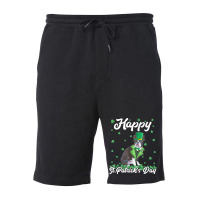 Boston Terrier T  Shirt Happy St. Patrick's Day Boston Terrier T  Shir Fleece Short | Artistshot