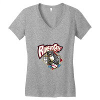 The River Cats Baseball Women's V-neck T-shirt | Artistshot