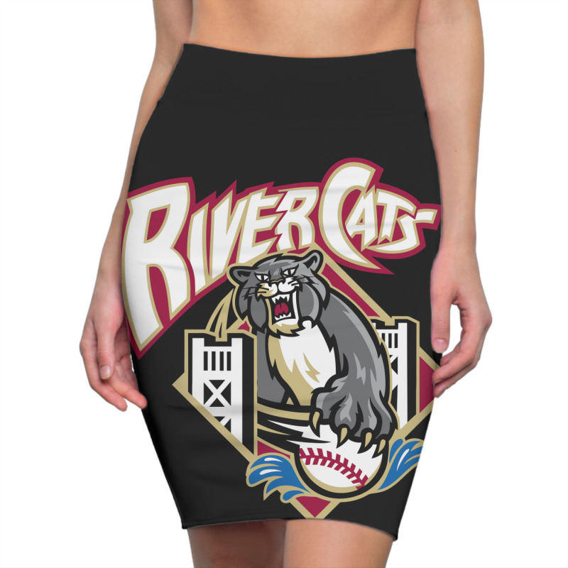 The River Cats Baseball Pencil Skirts | Artistshot