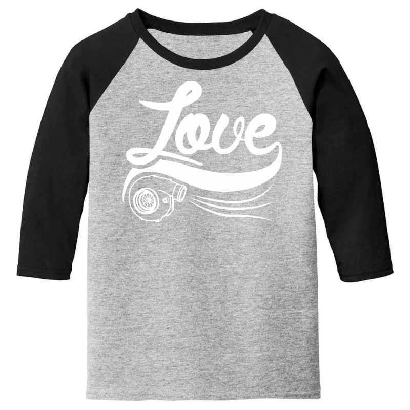 Love Turbocharger Funny Youth 3/4 Sleeve by candrashop | Artistshot