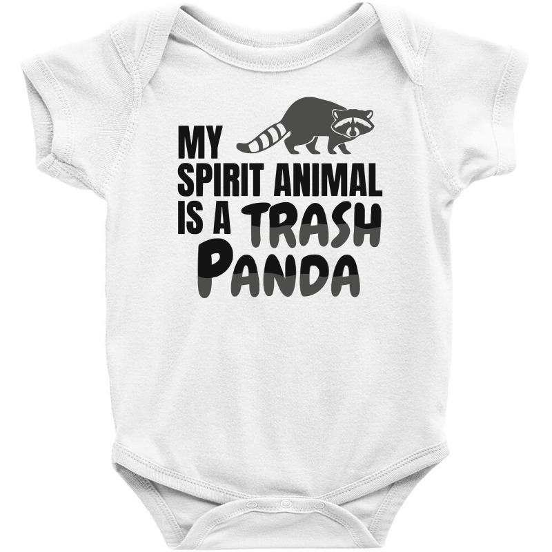 My Spirit Animal Is A Trash Panda Baby Bodysuit by candrashop | Artistshot