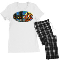 Cute Dog With Tooth Brush On Oom. Women's Pajamas Set | Artistshot