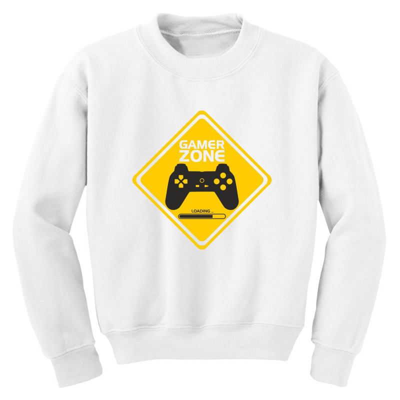 Gamer Zone Youth Sweatshirt by Acoy | Artistshot