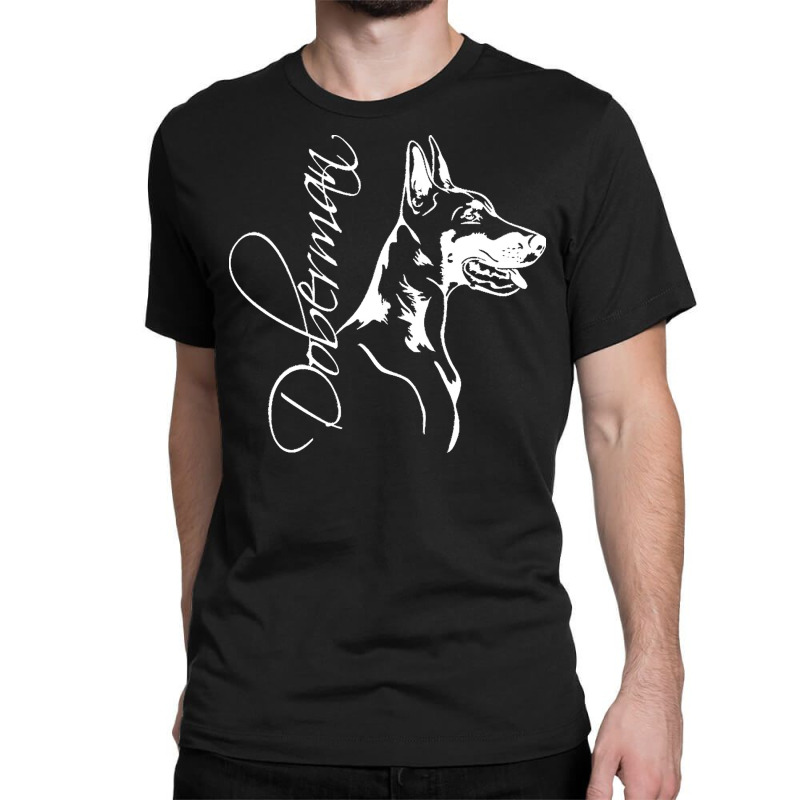 Doberman Pinscher Mom Gift T  Shirt Doberman Dog Portrait Gift T  Shir Classic T-shirt | Artistshot