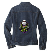 Astronaut Ladies Denim Jacket | Artistshot