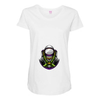 Astronaut Maternity Scoop Neck T-shirt | Artistshot