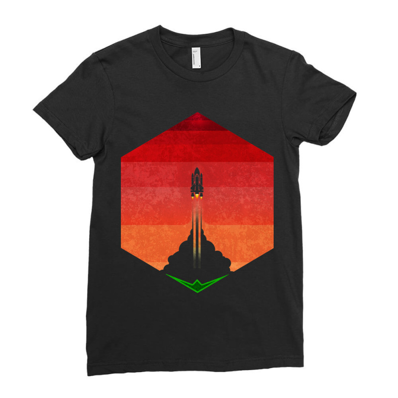 Into The Mars Exosphere Ladies Fitted T-Shirt by loveshop | Artistshot