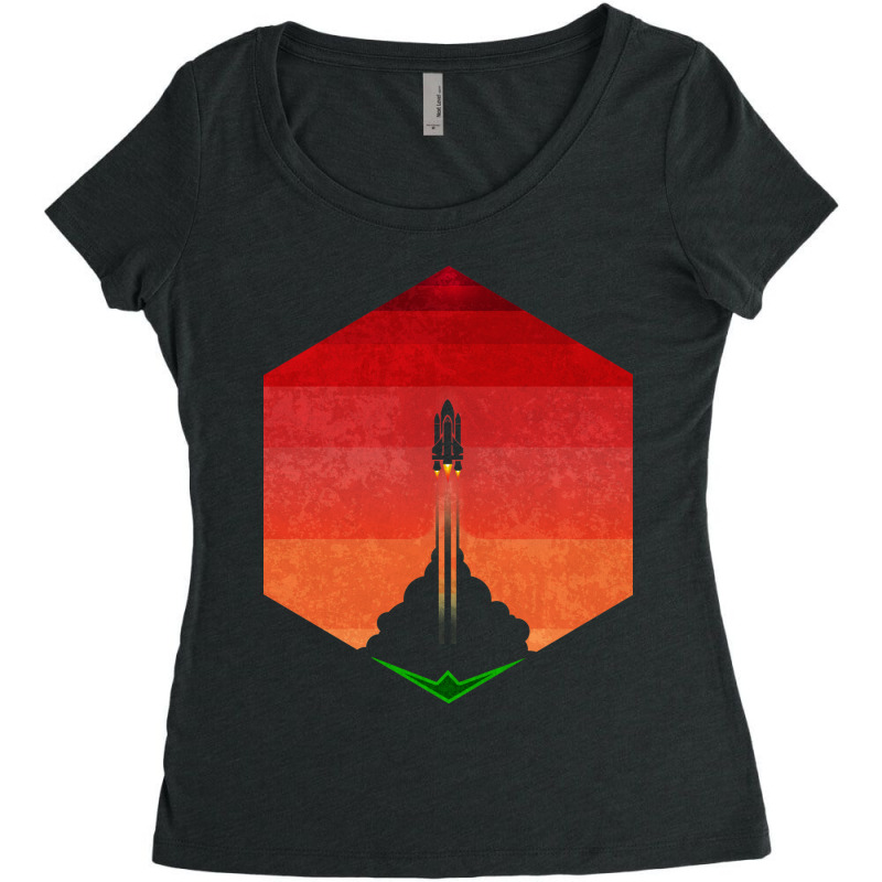 Into The Mars Exosphere Women's Triblend Scoop T-shirt by loveshop | Artistshot