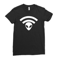 Alien Share Wifi Ladies Fitted T-shirt | Artistshot