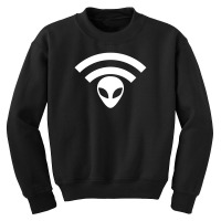 Alien Share Wifi Youth Sweatshirt | Artistshot