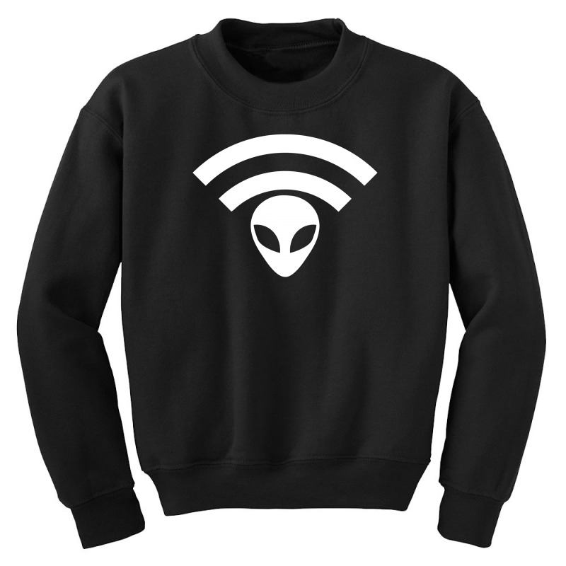 Alien Share Wifi Youth Sweatshirt by warief77 | Artistshot