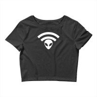 Alien Share Wifi Crop Top | Artistshot