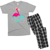 Flamingo T  Shirt I Make Cycling Look Flamazing Funny Flamingo T  Shir Men's T-shirt Pajama Set | Artistshot