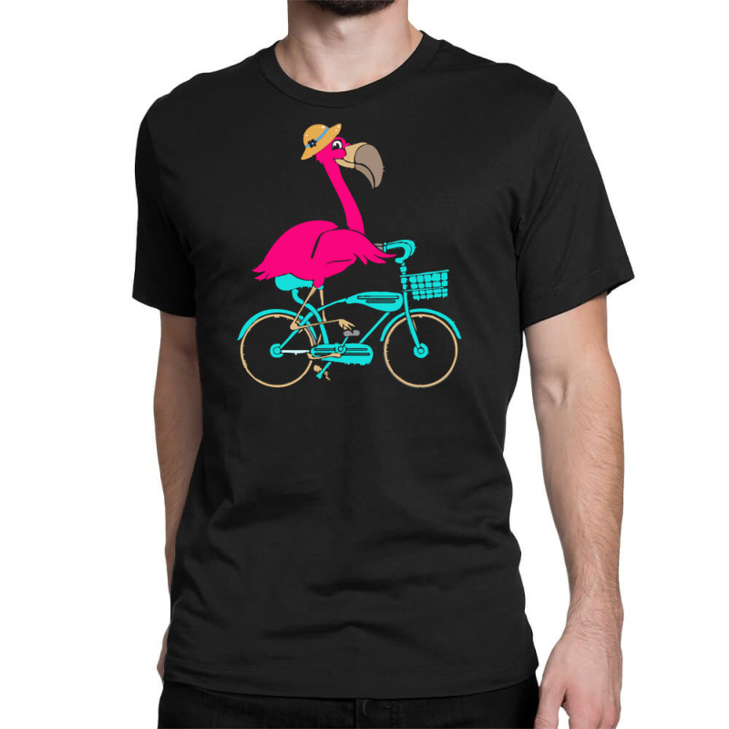 Flamingo T  Shirt I Make Cycling Look Flamazing Funny Flamingo T  Shir Classic T-shirt | Artistshot