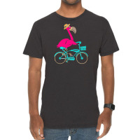 Flamingo T  Shirt I Make Cycling Look Flamazing Funny Flamingo T  Shir Vintage T-shirt | Artistshot