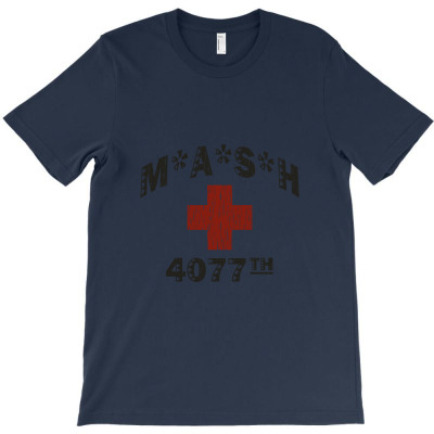 Mash 4077th Tv Division Vintage Style T-shirt Designed By Mdk Art