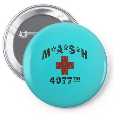 Mash 4077th Tv Division Vintage Style Pin-back Button Designed By Mdk Art