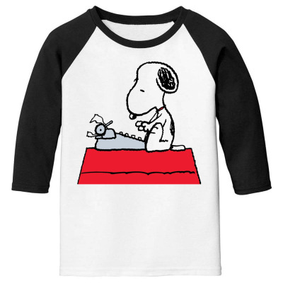 Snoopy And Me The Uplifting Comic Genius Of 'peanuts Youth 3/4 Sleeve Designed By Rakuzan