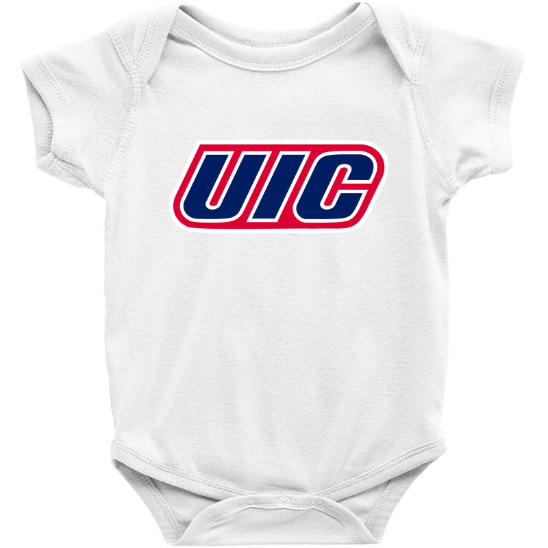 University Of Illinois Chicago, Uic, Chicago, Illinois, Merch Baby Bodysuit by samueltheodore663 | Artistshot