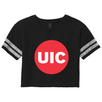 University Of Illinois Chicago, Uic, Chicago, Illinois, Scorecard Crop Tee | Artistshot