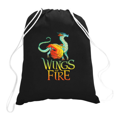 Queen Glory Wings Of Fire Drawstring Bags Designed By Rakuzan