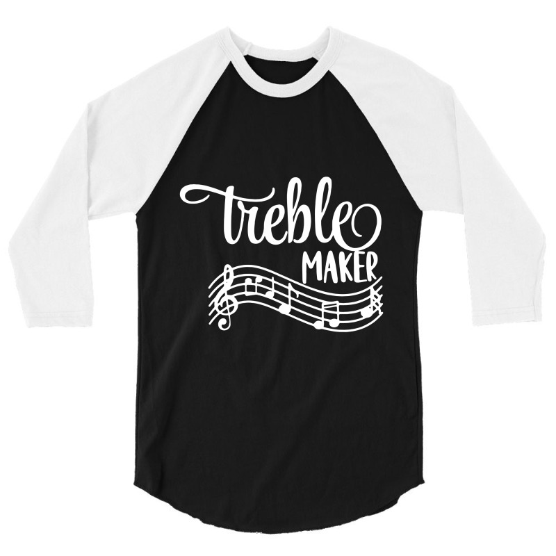 Funny Musician, Treble Maker Piano, Music Teacher 3/4 Sleeve Shirt | Artistshot