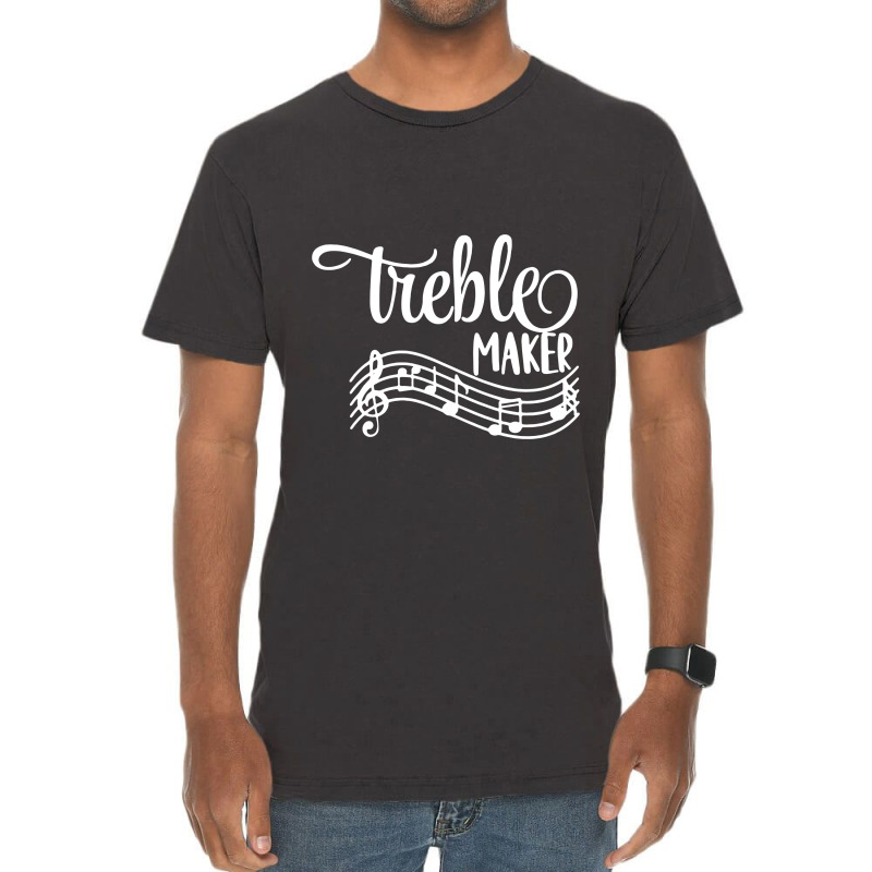 Funny Musician, Treble Maker Piano, Music Teacher Vintage T-shirt | Artistshot