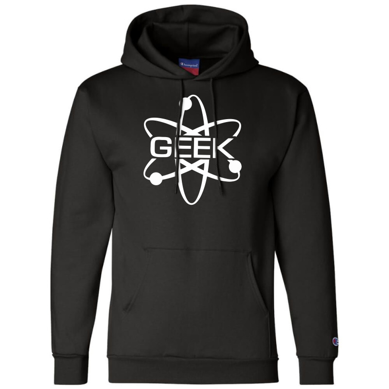 Geek Atom Funny Champion Hoodie | Artistshot